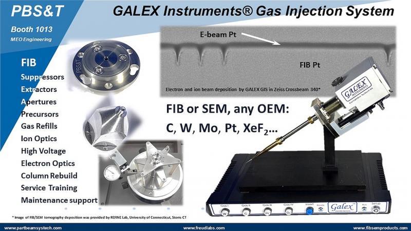 FIB SEM Gas Injector GIS Extractor Suppressor Precursor Gas Refill Consumable